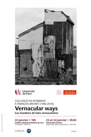 Vernacular ways | Les manières de faire vernaculaires Vernacular ways | Les manières de faire vernaculaires