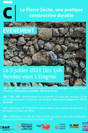 Journée pierre sèche | C.A.U.E. Charente