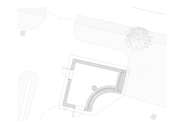 Architecture régénérative Rosny - Abri à vélos - Plan de calepinage // Architecture régénérative / Topophile