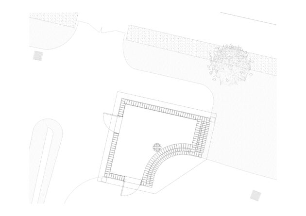 Architecture régénérative Rosny - Abri à vélos - Plan de calepinage // Architecture régénérative / Topophile