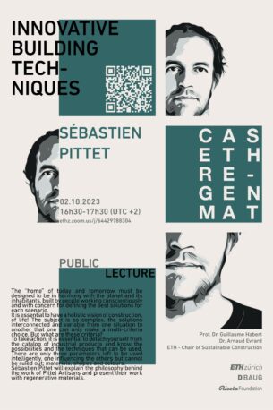 Innovative Building Techniques | Sébastien Pittet | earth.bio-​based.reused Public Lectures