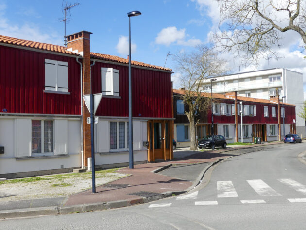 Concordet - Cité Claveau — Maisons des premiers ilots terminées // Atelier d’architecture Nicole Concordet / Topophile