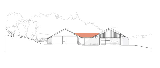 RWKA - Clifden House — Coupe transversale // Ryan W. Kennihan Architects / Topophile