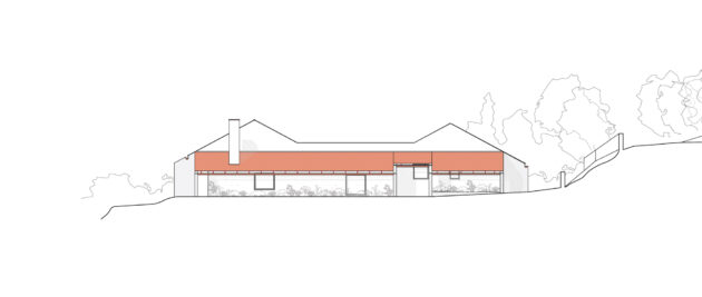 RWKA - Clifden House — Élévation est // Ryan W. Kennihan Architects / Topophile