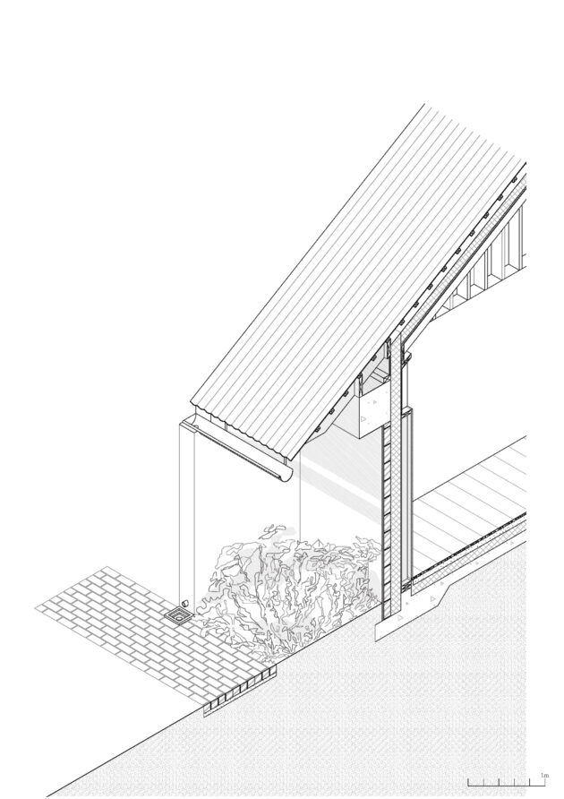 RWKA - Clifden House — Détail axonométrique // Ryan W. Kennihan Architects / Topophile