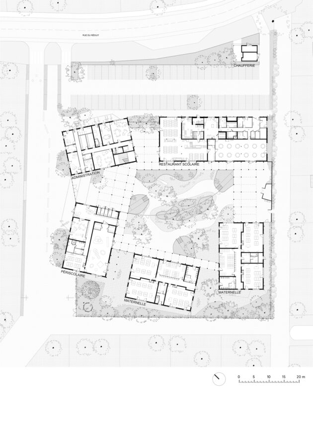 Compagnie architecture - Frida Kahlo — Plan du rez-de-chaussée // Compagnie architecture / Topophile