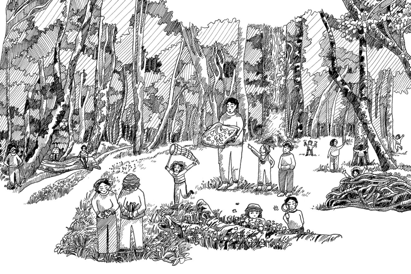 Les classes-promenades_Marguerite Charles_Topophile