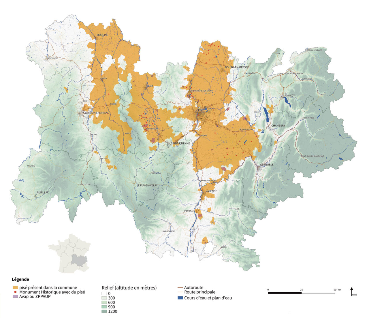 Pisé des villes : le patrimoine lyonnais