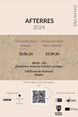 Agora et Afterres : rencontres de la terre crue à Bègles