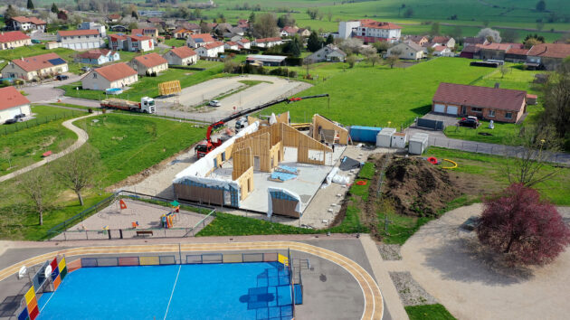 Vue aérienne du chantier // Mairie MSV / Topophile