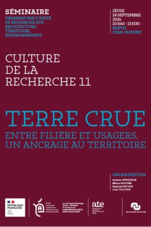 Terre crue : entre filière et usagers, un ancrage au territoire