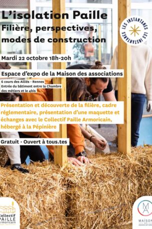 L’isolation paille : filière, perspectives, modes de construction | Collectif paille armoricain