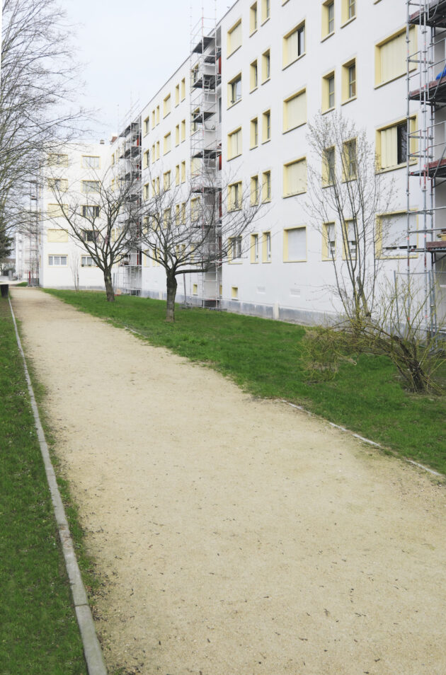 Les loggias en cours de finalisation // Coline Bublex / Topophile