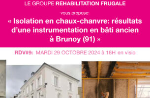 Instrumentation d&#039;une réhabilitation chaux-chanvre | Dumont Legrand architectes, LM Ingénieurs, Habitat & Humanisme