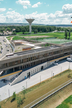 Pôle Léo Lagrange aux Mureaux | Jean et Aline Harari architectes | Les éco-rencontres du CAUE 78