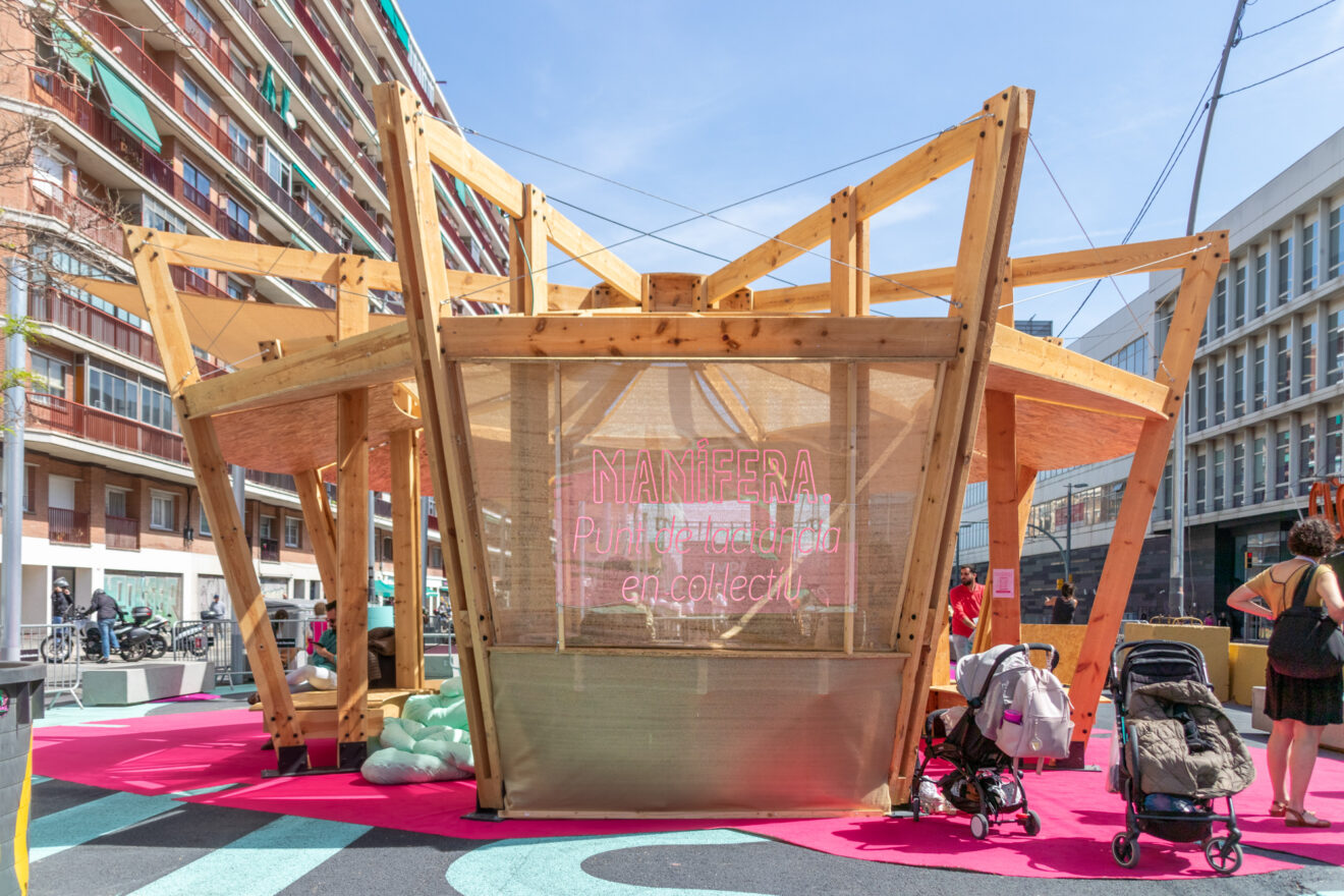 Le pavillon installé pour la 1ere fois durant le festival MODEL