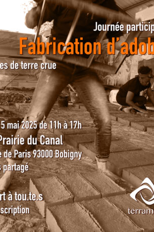 [complet] Atelier participatif de fabrication d’adobes (briques de terre crue)