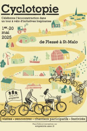 Cyclotopie : Célébrons l’écoconstruction dans un tour à vélo d’initiatives inspirantes