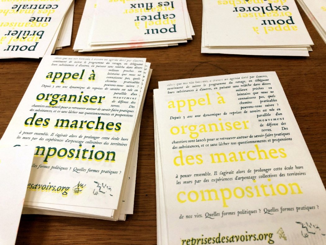 Pour une saison des marches-composition