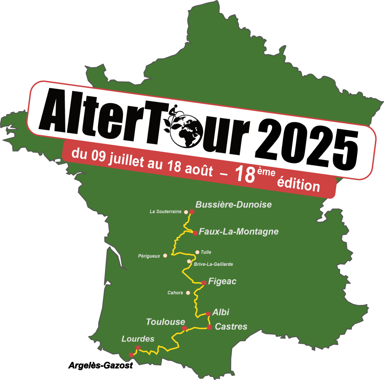 AlterTour 2025 : un tour à vélo autogéré à la rencontre des alternatives