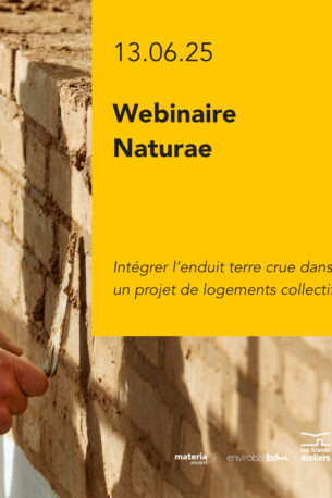 Naturae | Intégrer l’enduit terre crue dans un projet de logements collectifs
