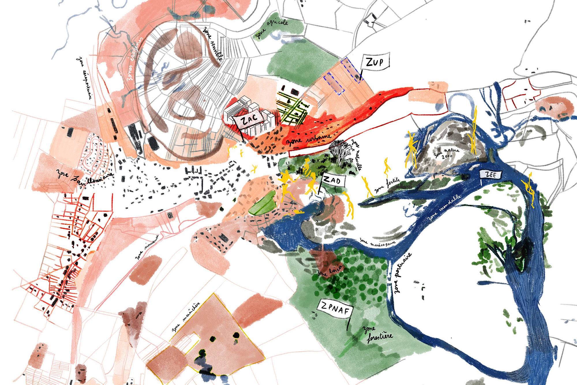 Zones en action, espaces en devenir