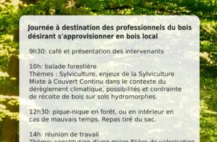 Structurer un circuit court bois d’œuvre en Île de France