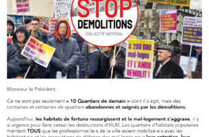 Et les quartiers d&#039;aujourd&#039;hui ? | Stop Démolitions