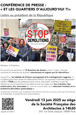 Et les quartiers d’aujourd’hui ? | Stop Démolitions