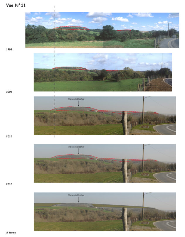 PNRCMO - Plan de paysage bassin carrier — Observatoire du paysage du PNRCMO : point de vue n°11, de 1998 à 2044 // PNRCMO / Topophile
