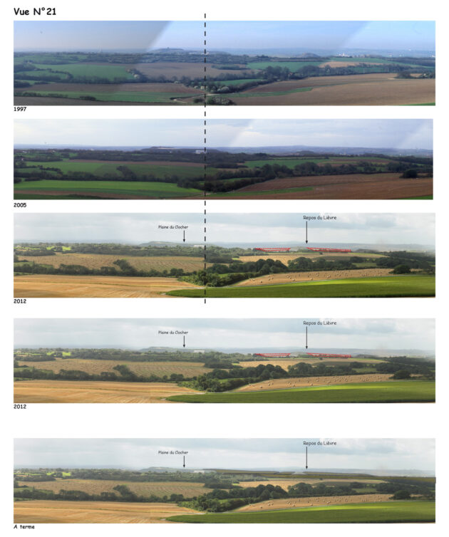 PNRCMO - Plan de paysage bassin carrier — Observatoire du paysage du PNRCMO : point de vue n°21bis, de 1997 à 2044 // PNRCMO / Topophile
