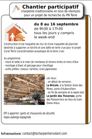 Construction de maquettes de pan de bois | Carac’Terre