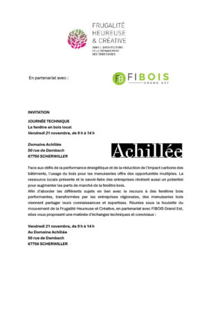 La fenêtre en bois local