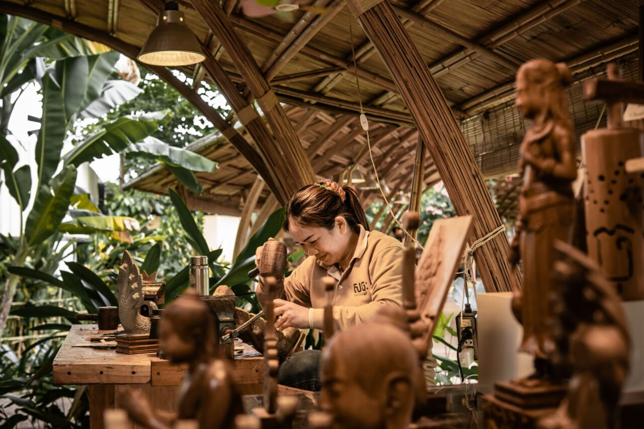 Quand l’artisanat cambodgien dialogue avec le bambou 1 Quand l’artisanat cambodgien dialogue avec le bambou