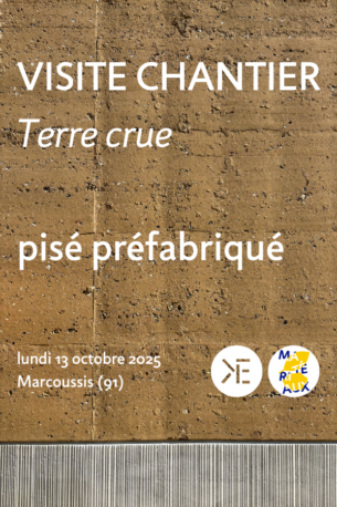Tiers-lieu en pisé préfabriqué | des clics et des calques