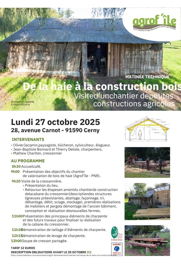 De la haie à la construction en bois