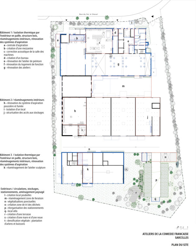 Plan des ateliers // Landfabrik / Topophile