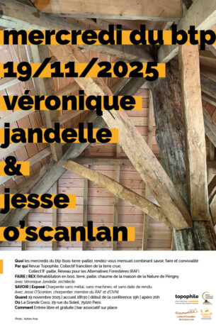 Véronique Jandelle & Jesse O’Scanlan | Mercredi du BTP