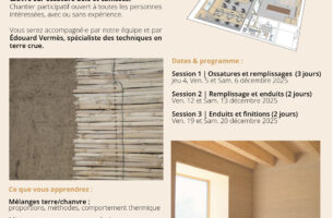 Réalisation correcteur thermique Terre-Chanvre