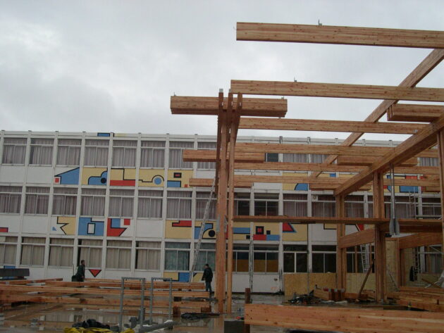 Rythme des structures des deux collèges // Cartignies-Canonica / Topophile