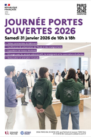 Journée Portes ouvertes de l’ensa Paris-Val de Seine