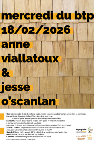 Anne Viallatoux & Jesse O’Scanlan | Mercredi du BTP
