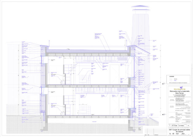 Coupe détaillée // DRI-Ville de Rosny-sous-Bois / Topophile
