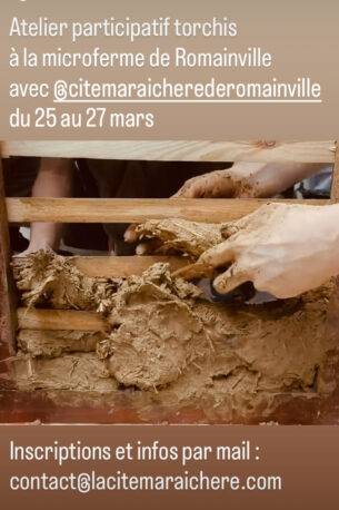 Des murs en torchis pour une micro-ferme pédagogique