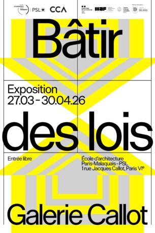 Bâtir des lois | To Build Law