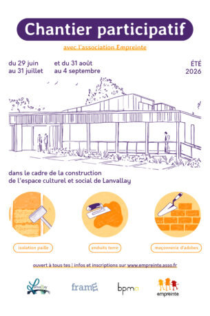 Bottes de paille, enduits et briques de sédiments !