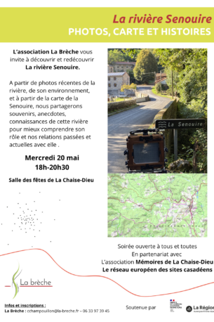 La rivière Senouire : photos, carte et histoires