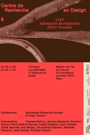 La matérialité à l’épreuve du projet